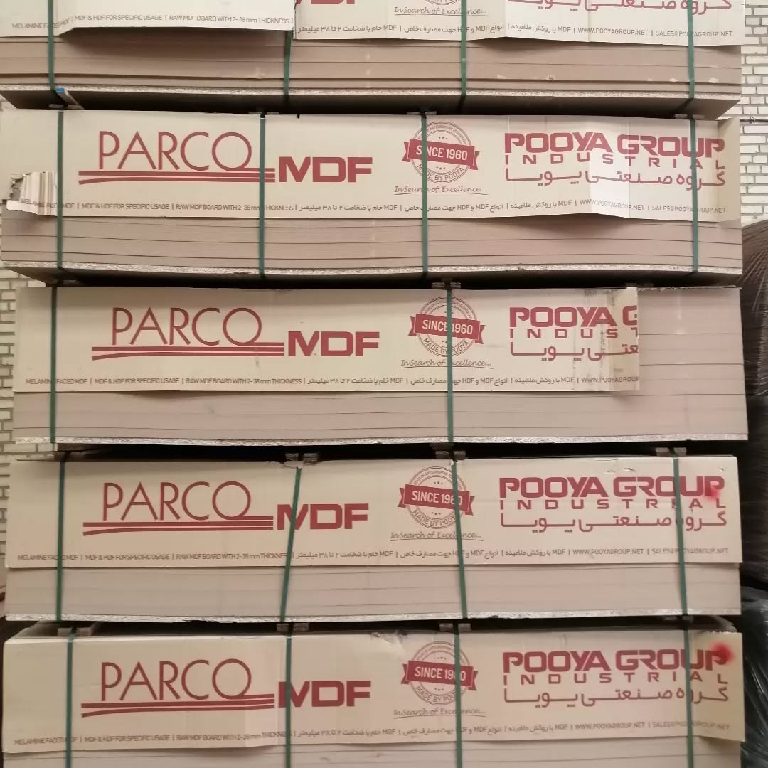 مشخصات ورق ام دی اف خام 5 میل